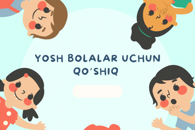 Yosh bolalar uchun qoshiq yozaman