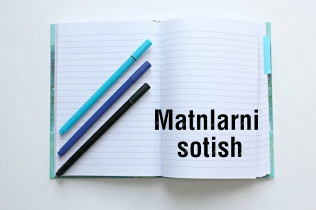 Matnlarni sotish