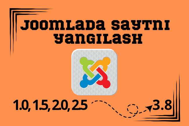 Saylaringizni Joomlada dolzarb versiyagacha yangilash