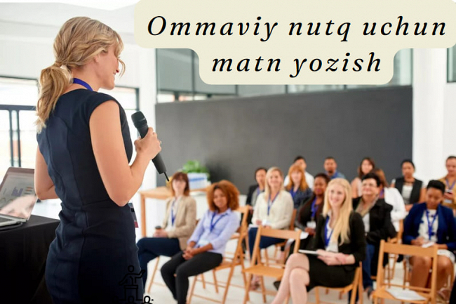 Ommaviy nutq uchun matn yozib beraman
