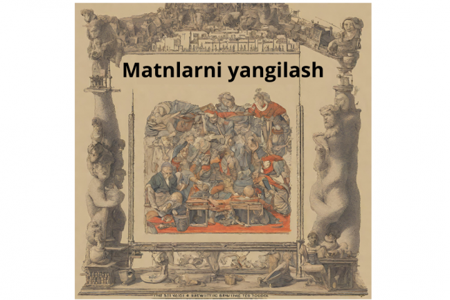 Matnlarni yangilab berish