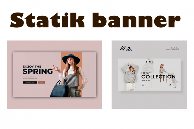 Statik banner yaratish