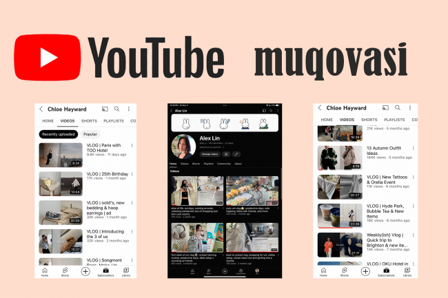 YouTube video oldindan korish muqovasi