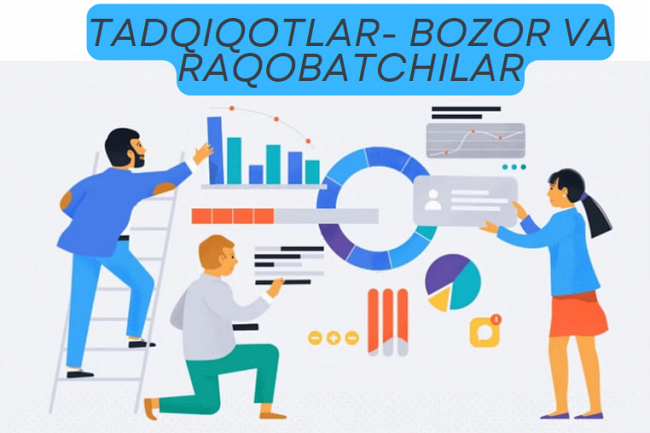 Kabinetdagi tadqiqotlar - raqobatchilar, bozor, malumotlar
