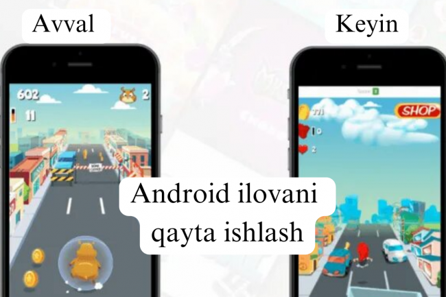 Android ilovalarni qayta ishlash
