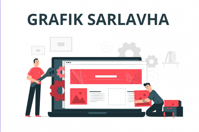 Veb-sayt uchun noyob grafik sarlavha yarataman
