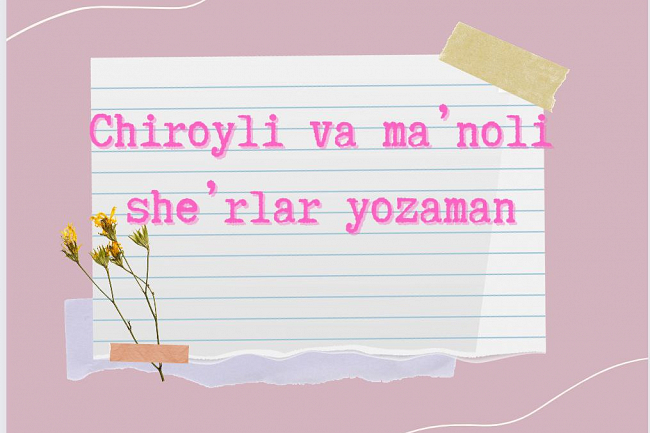 Buyurtma uchun chiroyli va manoli sherlar