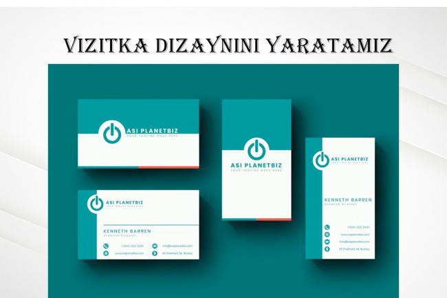 Vizitka dizaynini yaratamiz