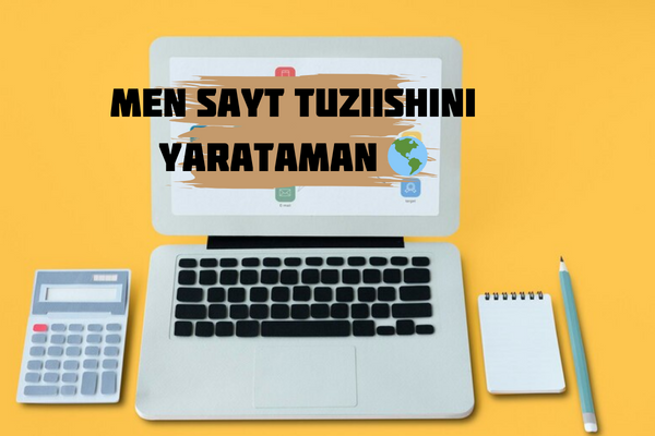 Men sayt tuzilishini yarataman