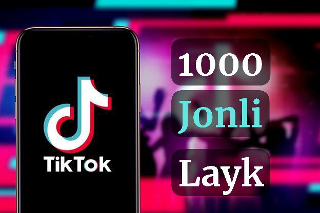 Tik Tok uchun 1000 ta jonli layk