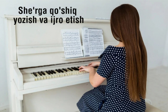 Sherlaringizga qoshiq yozib, ijro etaman