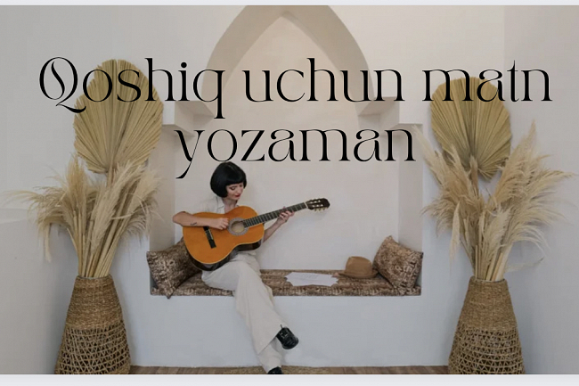 Qoshiq uchun matn yozaman