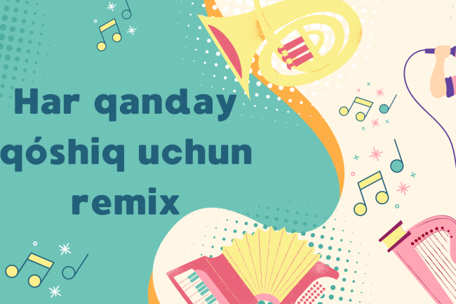 Har qanday qoshiq uchun yuqori sifatli remiks yozaman