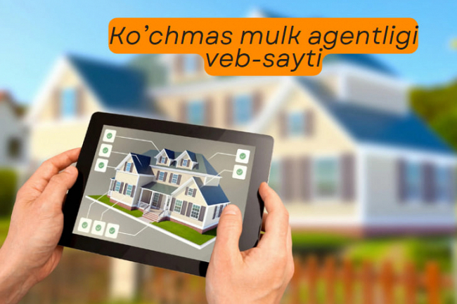 Kochmas mulk agentligi veb-sayti