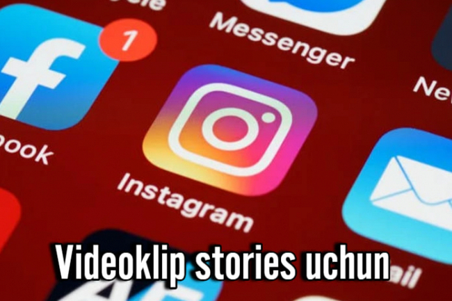 Storieslar uchun videoklip yarataman