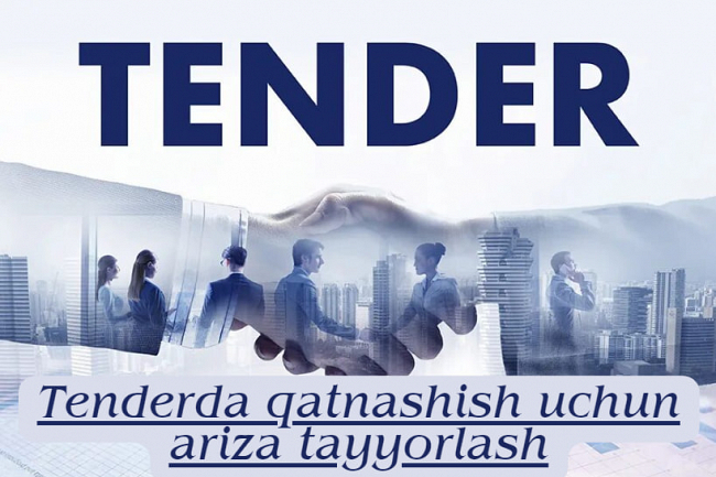 Ishtirokchiga 44 ta qonun boyicha tenderda qatnashish uchun ariza 