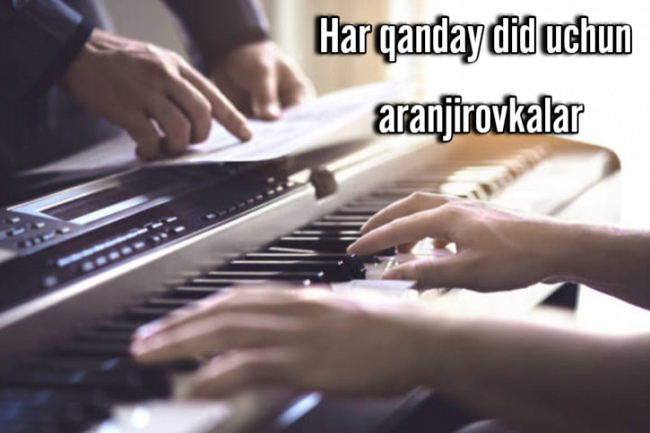 Har qanday did uchun aranjirovkalar