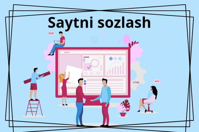 Saytni sozlab berish