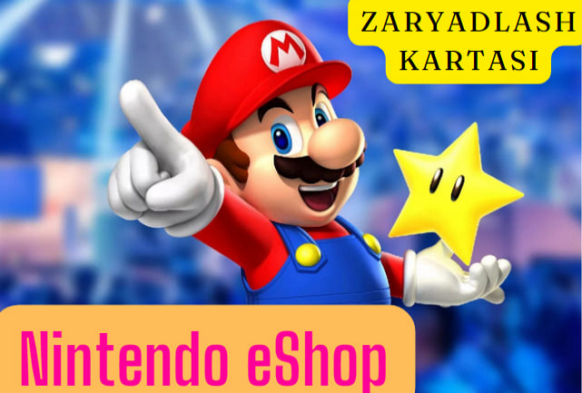 Nintendo eShop zaryadlash kartasi 10 USD AQSh
