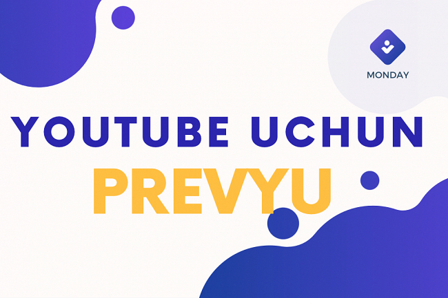 Youtube videosi uchun prevyu qilaman