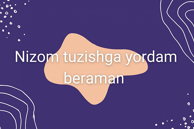 Manoli va proffesional nizom tuzaman