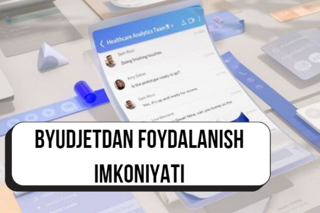 Saytning byudjetdan foydalanish imkoniyati auditiish stoli versiyasi