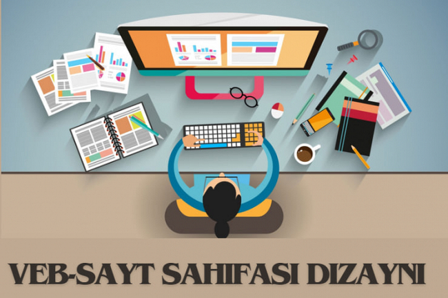 Veb-sayt sahifasi dizaynini tayyorlayman