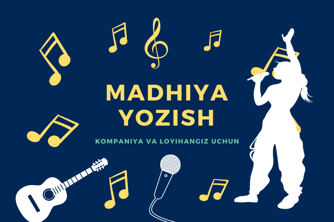 Kompaniyangiz,loyihangiz uchun madhiya. Bir yoki kop ovozli