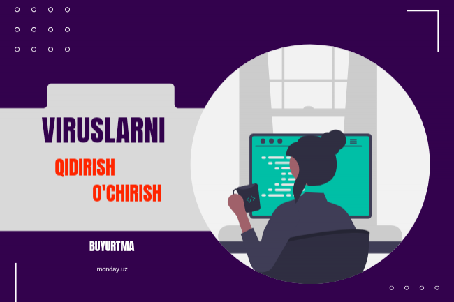 Saytlarda viruslarni qidirish va ochirish