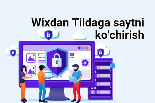 Wixdan Tildaga saytni kochirish