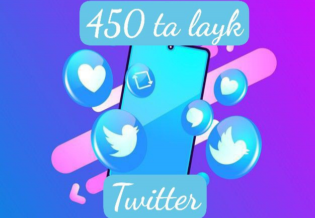 Twitterdagi tvitlar uchun 450 ta layk. Jonli ijrochilar. Xafvsiz