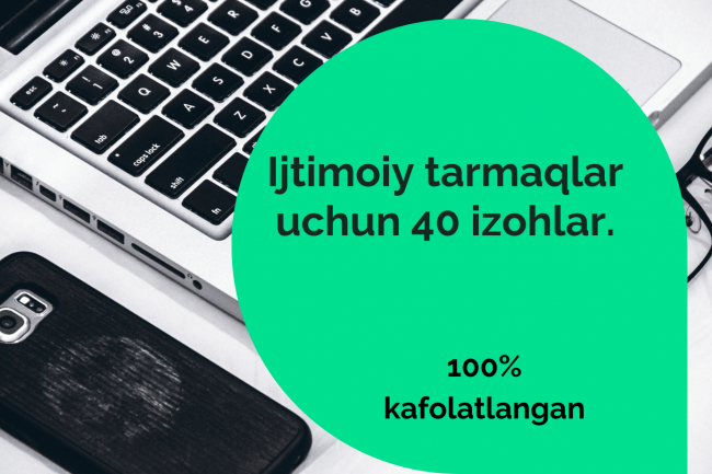 Haqiqiy odamlardan sayt uchun 40 ta mazmunli sharh