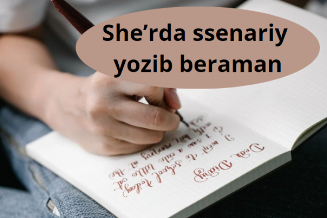 Sherda ssenariy yozib beraman