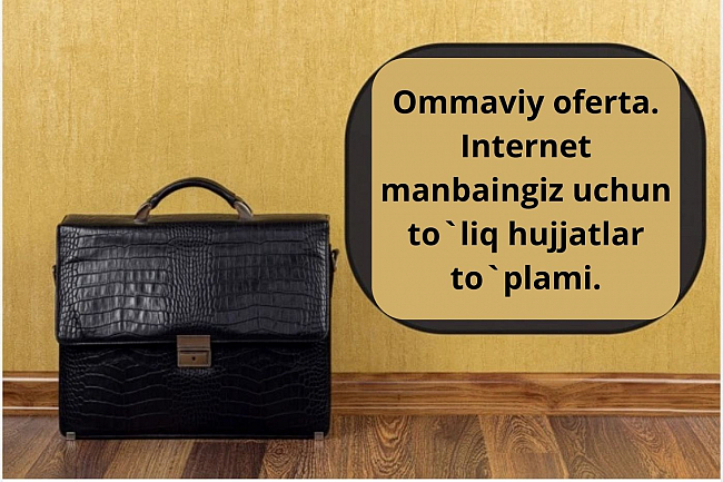 Oferta tuzaman. Ommaviy oferta. Foydalanish shartlari.