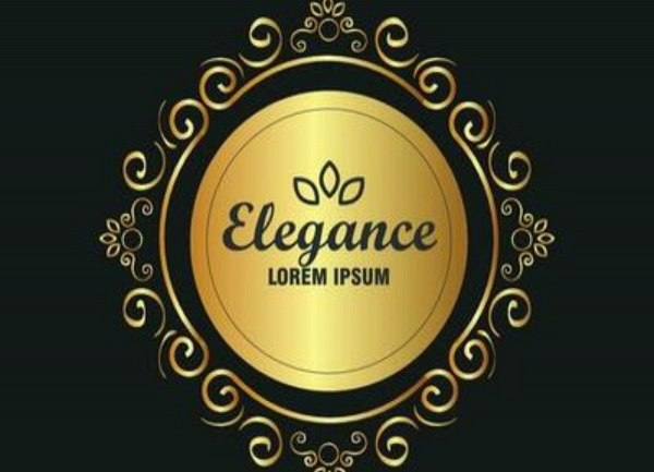 Elegant logotip, vizitka. Ishlab chiqish, logotip dizayni