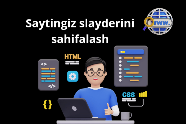 Saytingiz uchun slayderni sahifalash