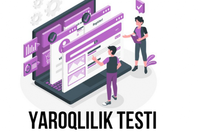 Saytingiz yoki ilovangizning yaroqlilik testi