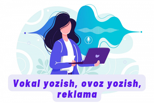 Vokal yozish, ovoz yozish, reklama