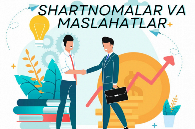 Davolar, shartnomalar, maslahatlar