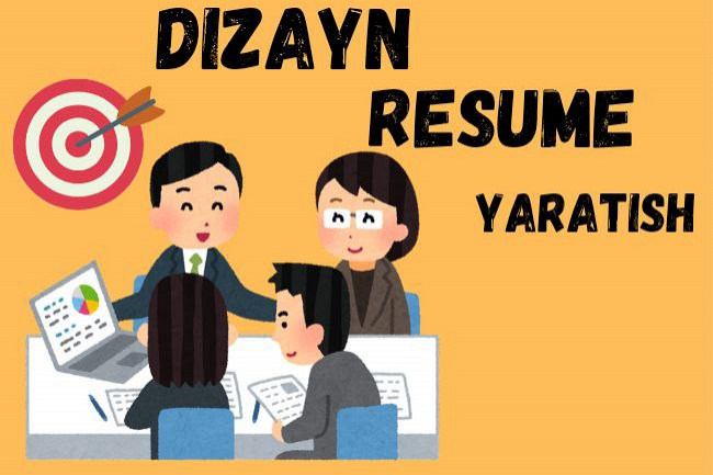 Dizayn,rezyume uchun bezatish