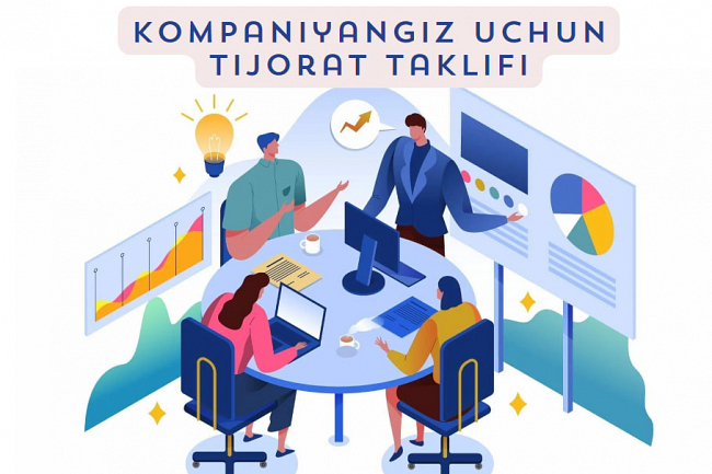 Kompaniyangiz uchun tijorat taklifini yozib beraman