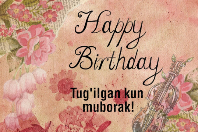 Tugilgan kun muborak bolsin