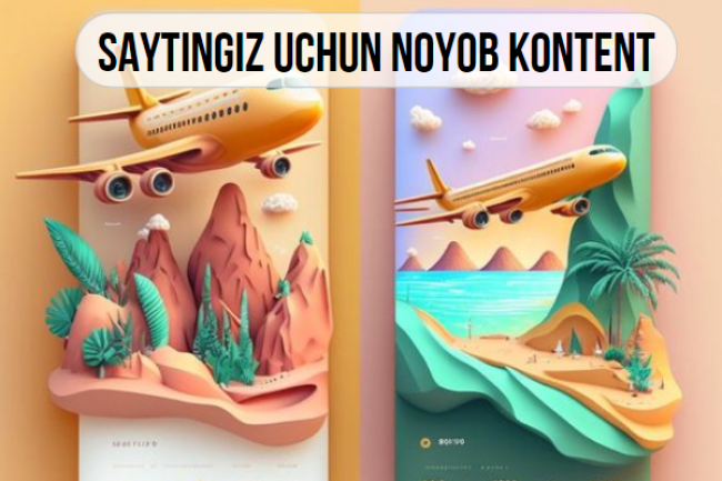 Saytingiz uchun noyob kontent