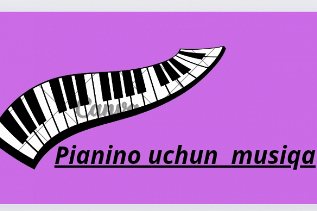 Pianino uchun orqa trek.