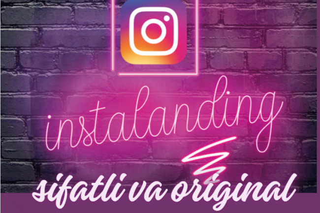 Instagram uchun sotiladigan Instalending qilaman