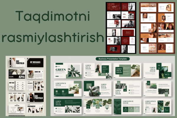 Taqdimotni rasmiylashtirish