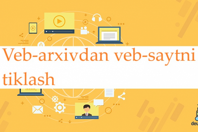 Veb-arxivdan veb-saytni tiklash