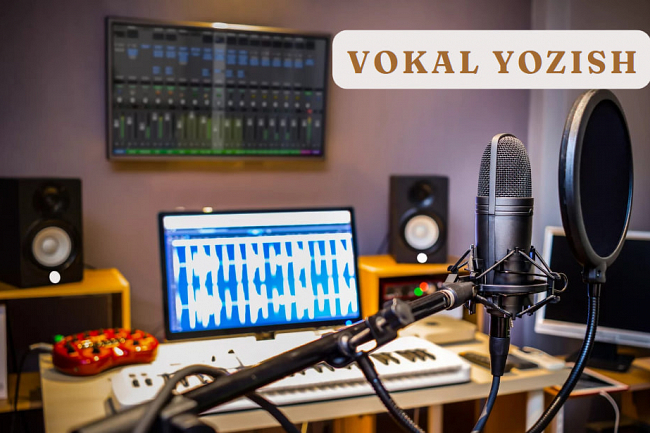 Vokal yozish, sizning qoshigingizni kuylab beraman