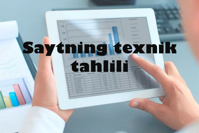 Saytning texnik tahlili