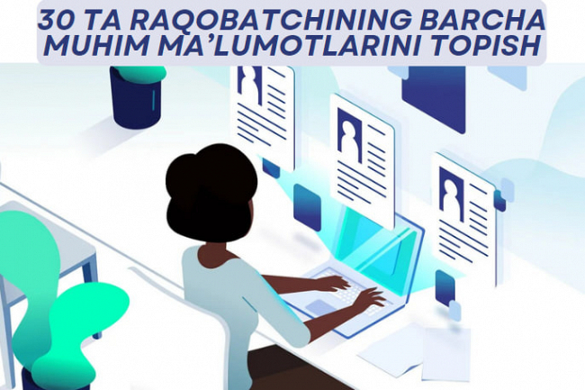 Keys-dan 30 ta raqobatchining barcha muhim malumotlari. Keyso+bukvarik